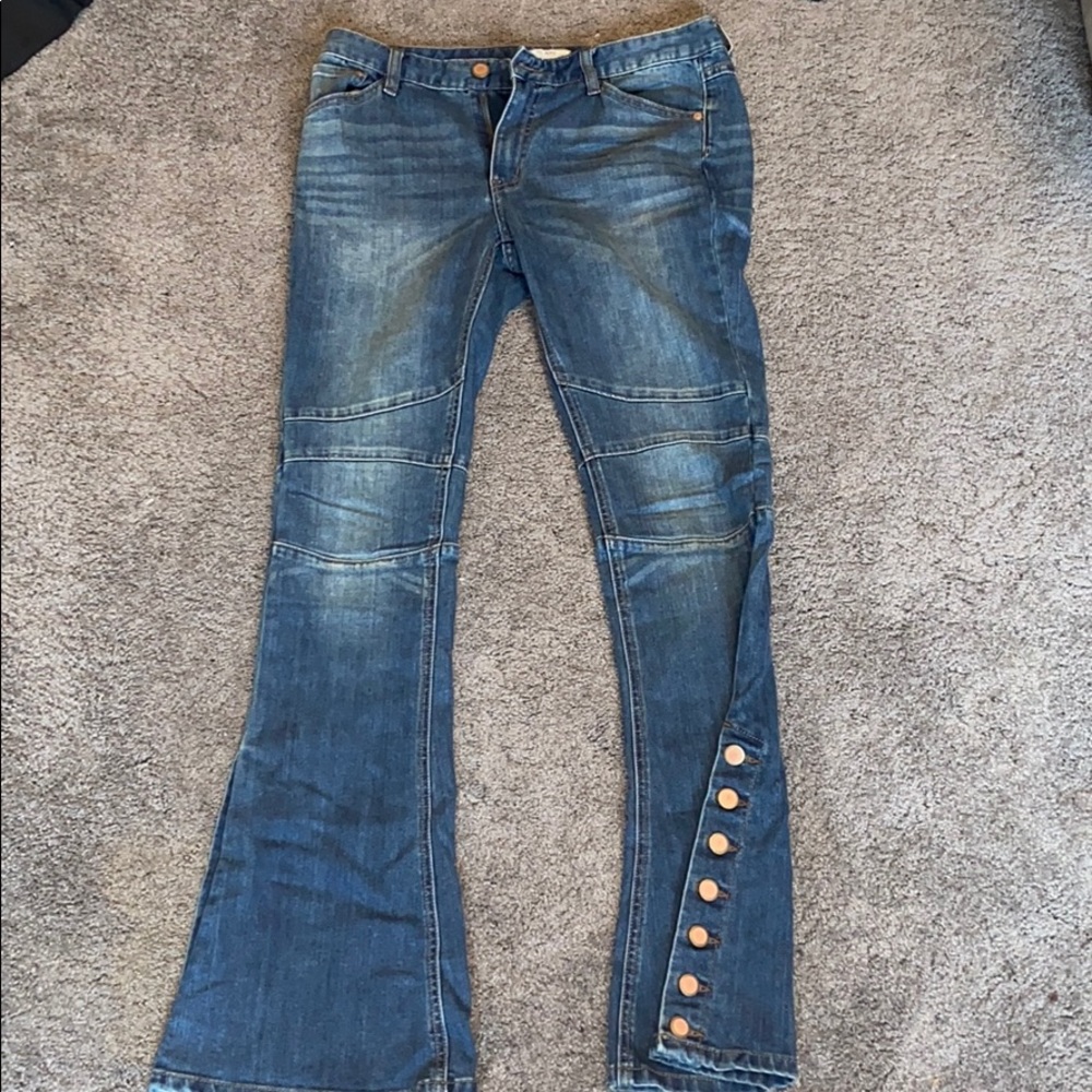 Free People Bell Bottom Jeans